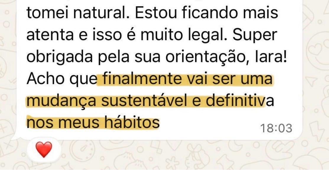 Depoimento sobre construção de hábitos sustentáveis