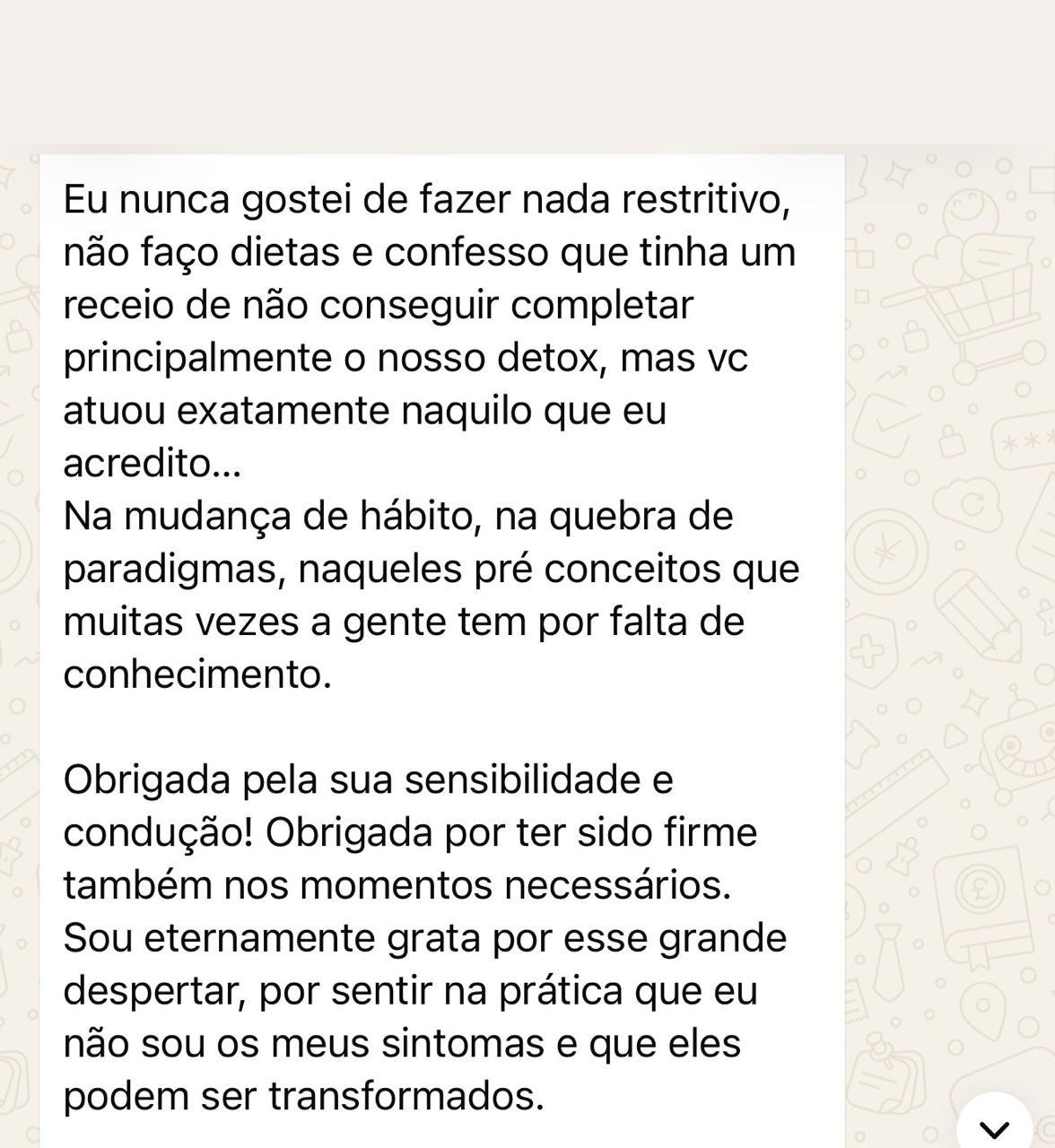 Depoimento sobre quebra de paradigmas e gratidão pela mentoria
